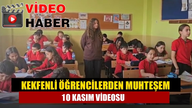 Kefken Şehit Oğuz Kır Ortaokulu Öğrencilerinden 10 Kasım Atatürk’ü Anma