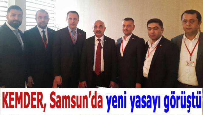 Ülke genelindeki emlak oda başkanlarının Samsun’da bir araya gelerek Emlak