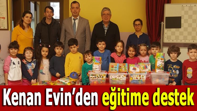 Kandıra eski belediye başkanı Kenan Evin, Selma-Orhon Atameriç Anaokulu öğrencilerine