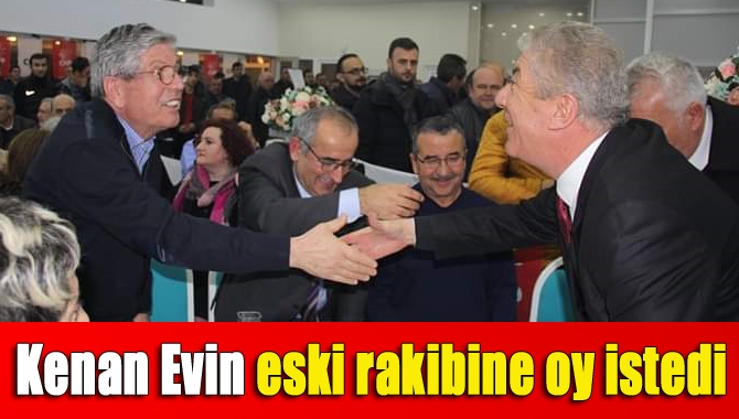 Kandıra'da dönemin eski başkanlarından Kenan Evin, halka inerek eski rakibi