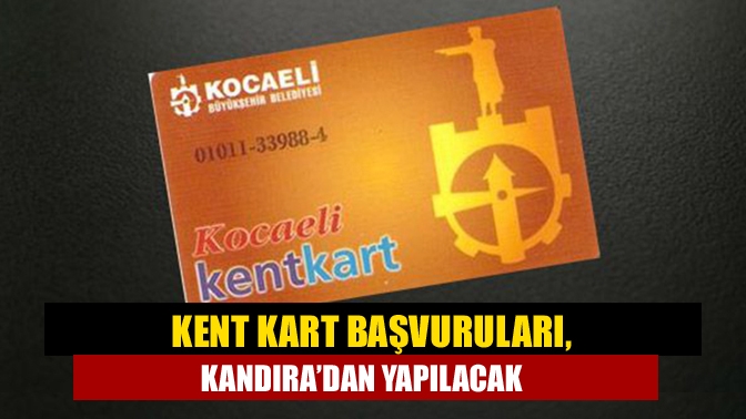 Kent Kart başvuruları, 29 Eylül Çarşamba - 1 Ekim Cuma