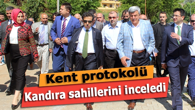 Vali Güzeloğlu ve Milletvekili Katırcıoğlu, Kandıra’nın sahillerinde Başkan Karaosmanoğlu ile