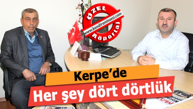 Büyükşehir Belediyesi’nin projeleriyle Kerpe’nin bambaşka bir güzelliğe kavuştuğunu söyleyen Mahalle