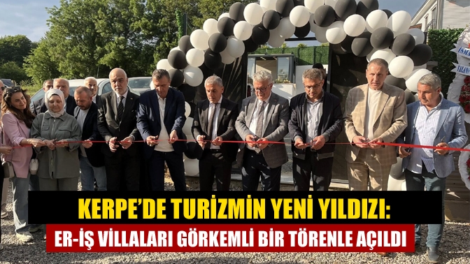 Kerpe’de Erkan İşler tarafından hayata geçirilen Er-İş Villaları, görkemli bir