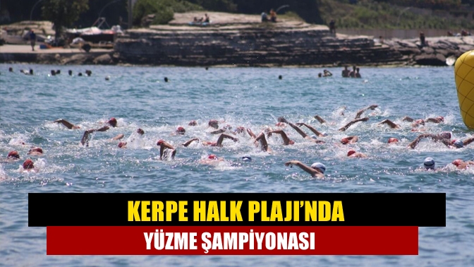 Kocaeli Büyükşehir Belediyesi Açık Su Yüzme Şampiyonası düzenliyor.