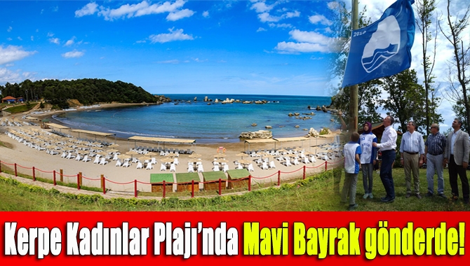 Miço Koyu Kadınlar Plajı, Başkan Büyükakın’ın katılımıyla düzenlenen
bayrak teslim töreni