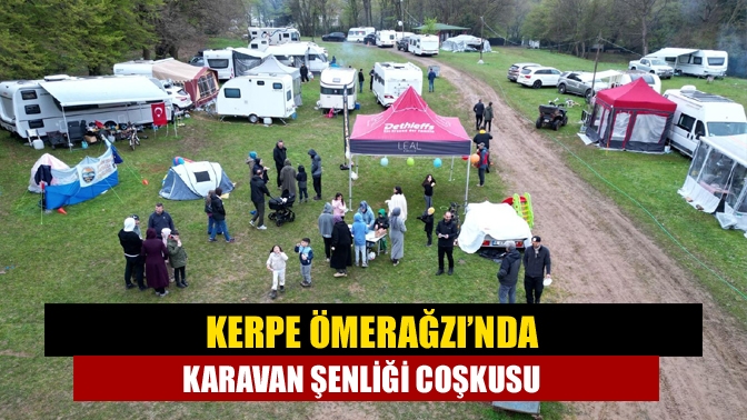 Kerpe Ömerağzı’nda, Karavantime grubu tarafından düzenlenen bayram kampı, yaklaşık 80
