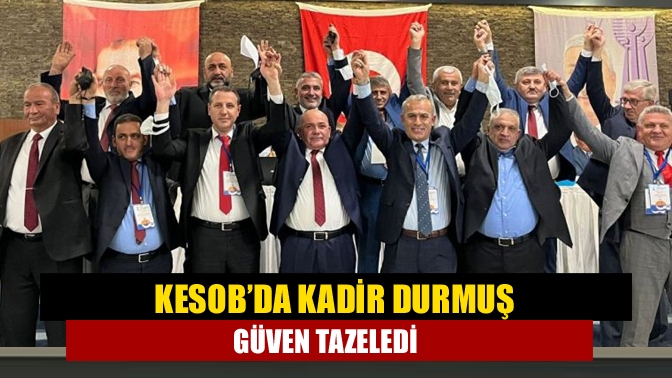 Kocaeli Esnaf ve Sanatkârlar Odası’nın 4. olağan genel kurulunda tek