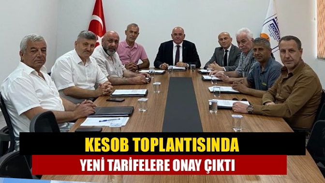 Kocaeli Esnaf ve Sanatkarlar Odaları Birliği (KESOB) Temmuz Ayı Yönetim