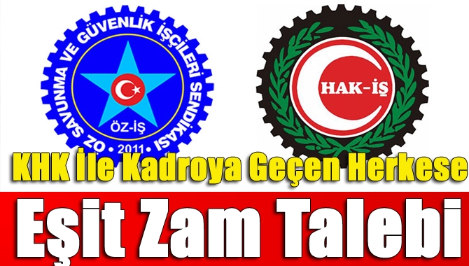 Hak- İş Konfederasyonu'na bağlı olan Öz Savunma Ve Güvenlik İşçileri
