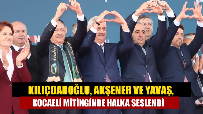 Millet İttifakı’nın Cumhurbaşkanı adayı Kemal Kılıçdaroğlu, İYİ Parti Genel Başkanı