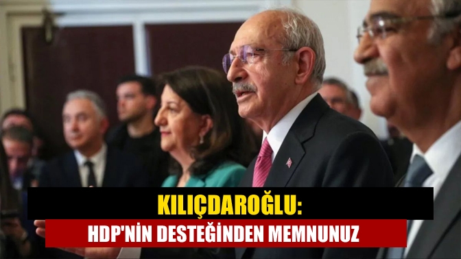 Millet İttifakı Cumhurbaşkanı Adayı Kemal Kılıçdaroğlu, HDP'nin desteğine ilişkin soruyu