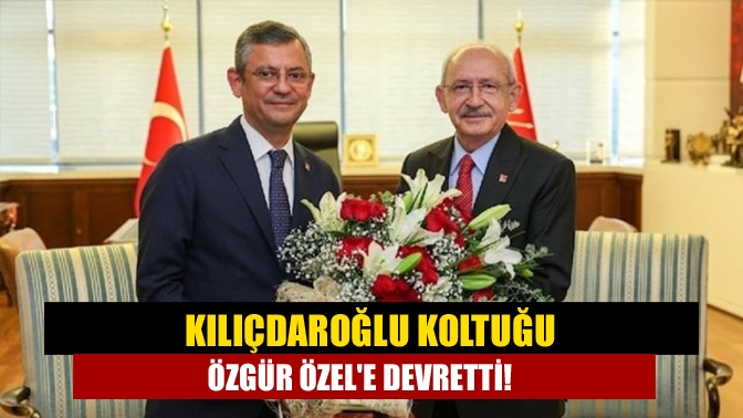 CHP'de tarihi devir teslim genel merkezde gerçekleşti. Ana muhalefette Özgür
