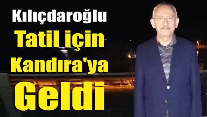 CHP Genel Başkanı Kemal Kılıçdaroğlu Kandıra'daydı. İşte Kılıçdaroğlu'nun geliş nedeni..