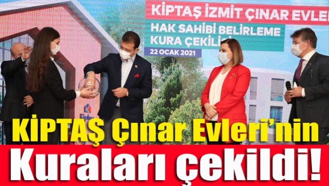 İBB Başkanı Ekrem İmamoğlu ve Fatma Kaplan Hürriyetin katılımıyla KİPTAŞ