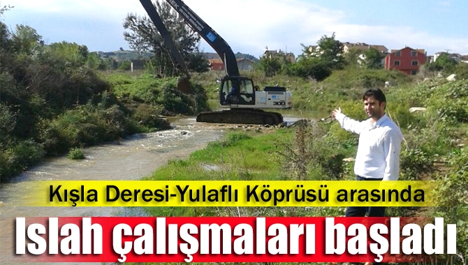 Her sağanak yağışta sel felaketine yol açan Kışla Deresi ile