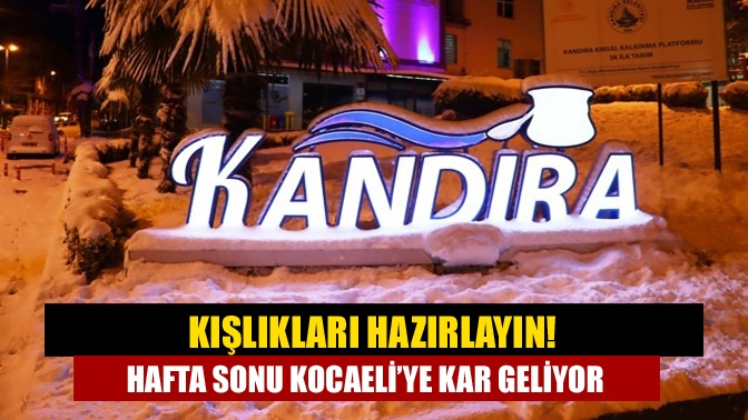 Meteoroloji Genel Müdürlüğü, Kocaeli için hafta sonu tahminlerini paylaştı. Meteoroloji