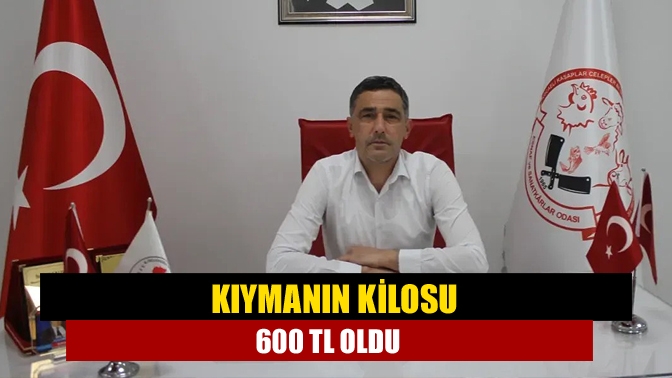 Kocaeli Kasaplar Odası Başkanı İsmail Şalgam, “Şu an yaşanan fiyat