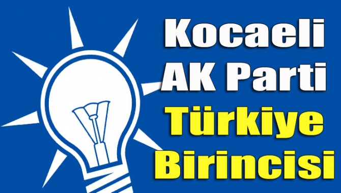 AK Parti Kocaeli Teşkilatları, partinin genel merkezi tarafından teşkilatların faaliyetlerinin