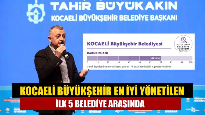 Büyükşehir Belediyeleri Yönetişim Karnesi açıklandı. Argüden Governance Academy tarafından yapılan