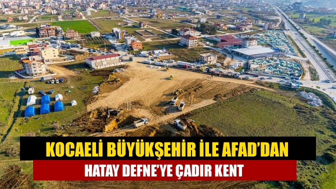 Büyükşehir ile AFAD, depremde önemli kayıplar yaşayan Hatay’ın Defne ilçesinde