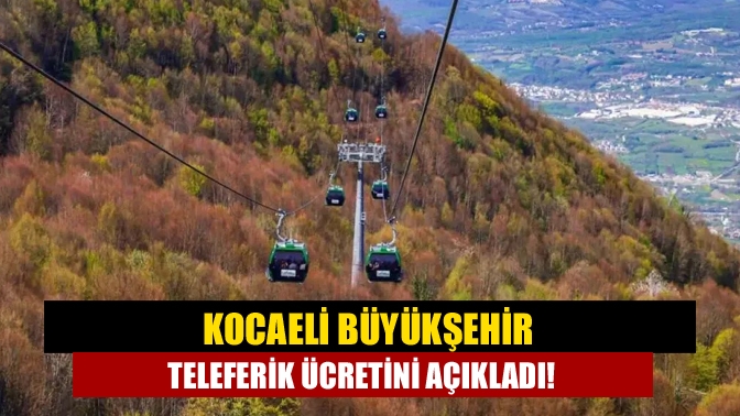 Kocaeli’nin Kartepe ilçesinde İzmit Körfezi ile Sapanca Gölü’nü aynı anda