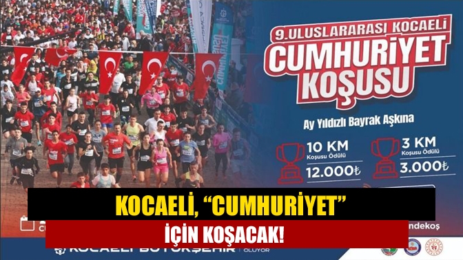 9. Uluslararası “Cumhuriyet Koşusu” 29 Ekim Cumartesi günü düzenlenecek. Kayıtlar
