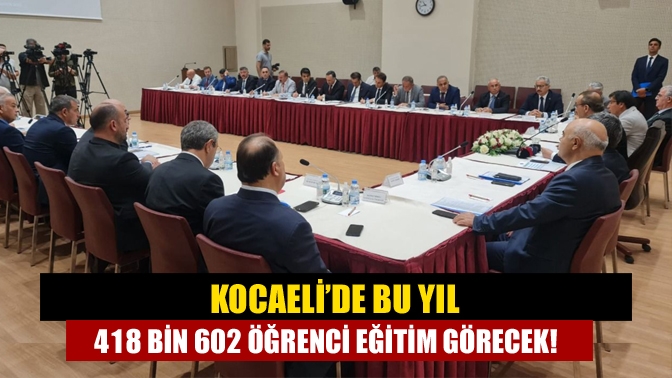 Yeni eğitim öğretim yılı öncesi ilgili kurumlarla toplantı yapan Vali