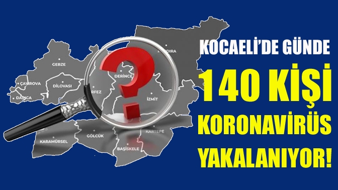 Kocaeli’de vaka sayıları aylar sonra yeniden artmayan başladı. Kocaeli’de 100’ün