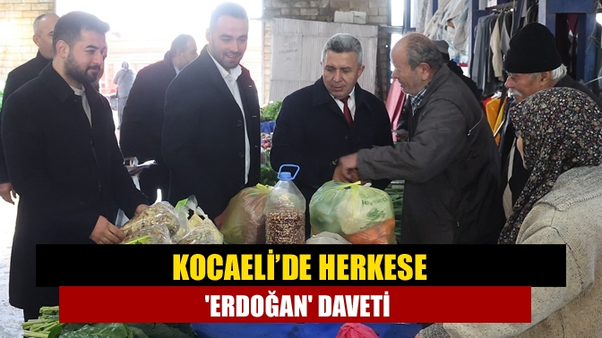 AK Parti Kocaeli, bugün şehrin dört bir köşesinde broşür dağıtarak
