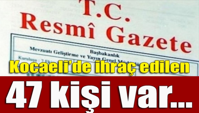 Olağanüstü Hal kapsamında 701 sayılı kanun hükmünde kararname Resmi Gazete'de