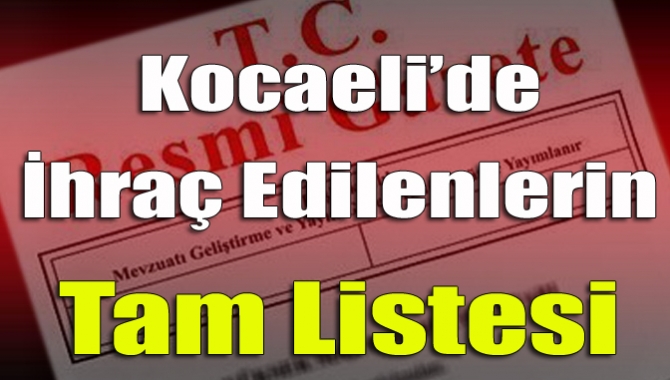 Olağanüstü hal kapsamında hazırlanan 695 ve 696 sayılı iki yeni