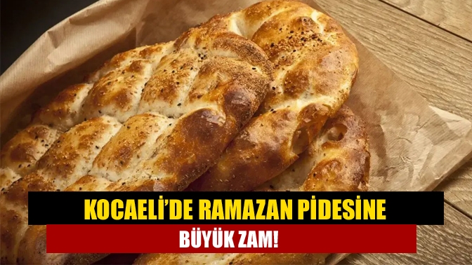 Kocaeli’de geçtiğimiz yıl 310 gramı 10 TL’den satılan Ramazan pidesi,