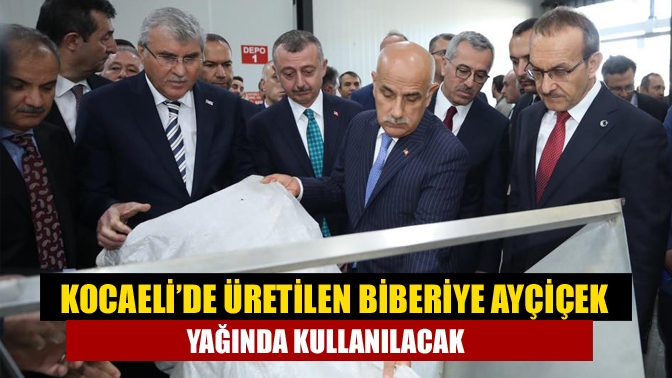 Büyükşehir ve Trakya Birlik, Kocaeli’de üretilen biberiyenin ayçiçek yağında koruyucu