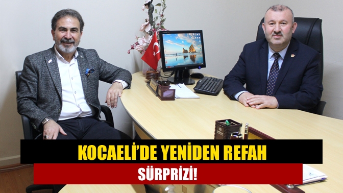 Kocaeli’de ilk kez seçime giren Yeniden Refah Partisi bir milletvekili