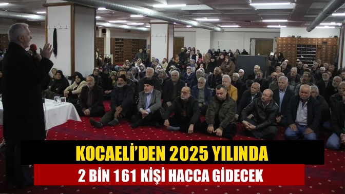 Kocaeli’den hacca gidecek olan hacı adayları için düzenlenen seminerde İl