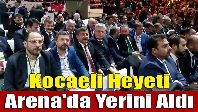 AK Parti Kocaeli heyeti, referandum kampanyası için bugün Arena Spor