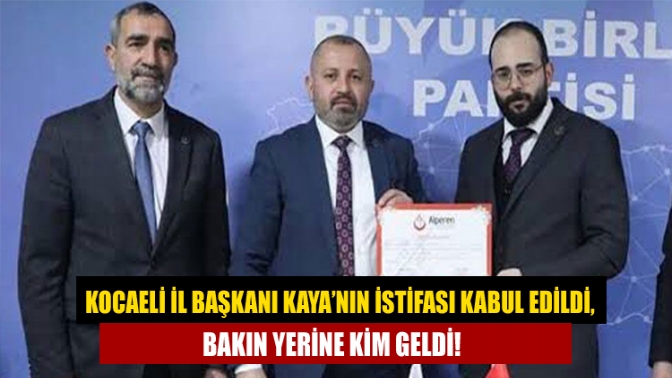Büyük Birlik Partisi (BBP) Kocaeli İl Başkanı Remzi Kaya’nın, parti