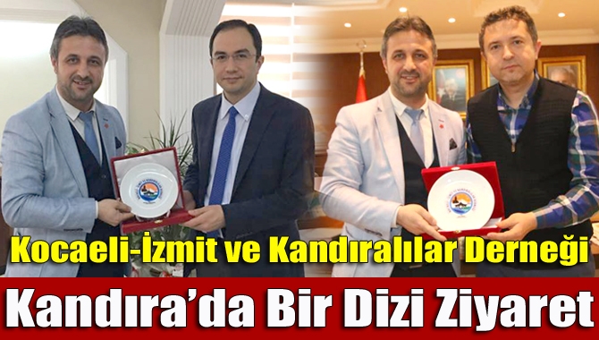 Kocaeli-İzmit ve Kandıralılar Derneği, Kandıra’nın yeni Kaymakamı Mehmet Soğukpınar'ı, Belediye