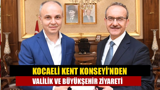 Kocaeli’nde aktif şekilde faaliyetlerini sürdüren Kent Konseyi Temsilcileri, Kocaeli Valimiz