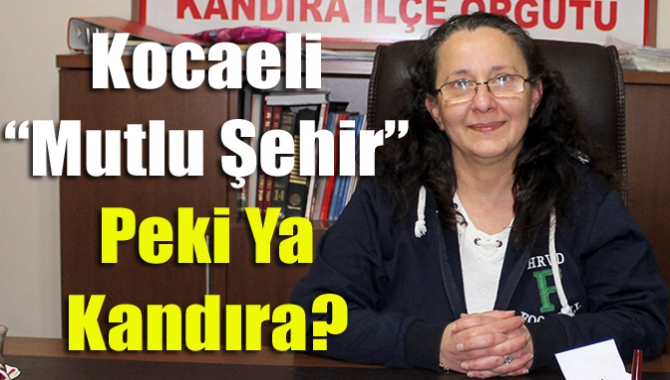 CHP Kandıra ilçe başkanı Gülay Eyisabuncular, çöp bertaraf tesisine karşı