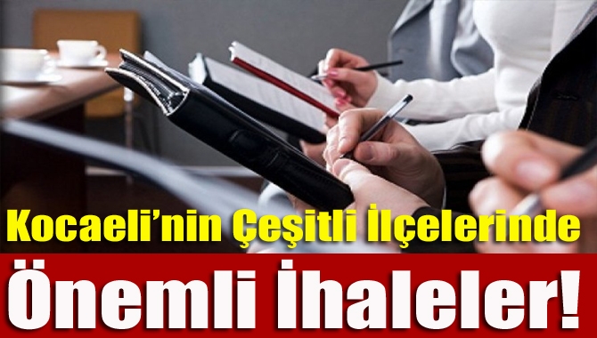 Kocaeli'de çok sayıda taşınmazın ihale yoluyla satışı ve kiralanması gerçekleştirilecek.