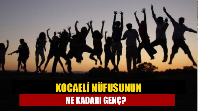 TUİK tarafından hazırlanan “İstatistiklerle Gençlik, 2020” çalışmasına göre, Kocaeli nüfusunun