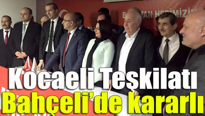 Milliyetçi Hareket Partisi Kocaeli İl Başkanlığı olağanüstü kurultaya karşı olduklarını