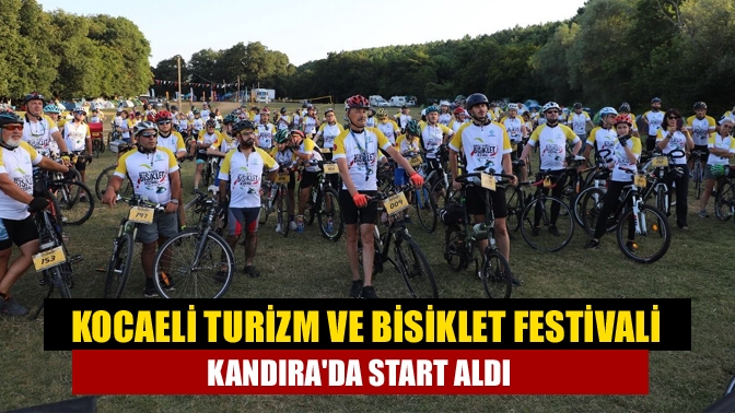 Kandıra’nın doğal güzelliklerine dikkat çekmek için yola çıkan bisikletliler, Kocaeli