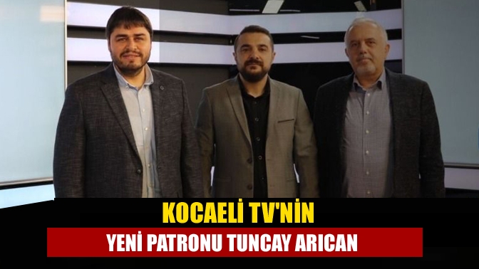 Kocaelispor Basın Sözcüsü ve Gök-Yol İnşaat’ın sahibi Tuncay Arıcan, Kocaeli