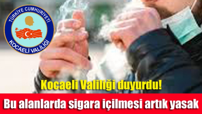 Kocaeli Valiliği yarından (çarşamba) itibaren kalabalık alanlarda maskeyi aşağı indirerek