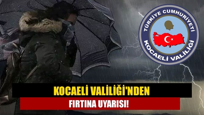 Kocaeli Valiliği, yarın ( 10 Ocak Salı ) bölgemizin batı