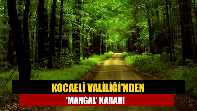 Kocaeli Valiliği, tescilli mesire alanları ve müstecirlerce işletilen kontrollü alanlarda