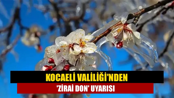 Kocaeli Valiliği, yarından itibaren Kocaeli'de etkili olması beklenen soğuk ve